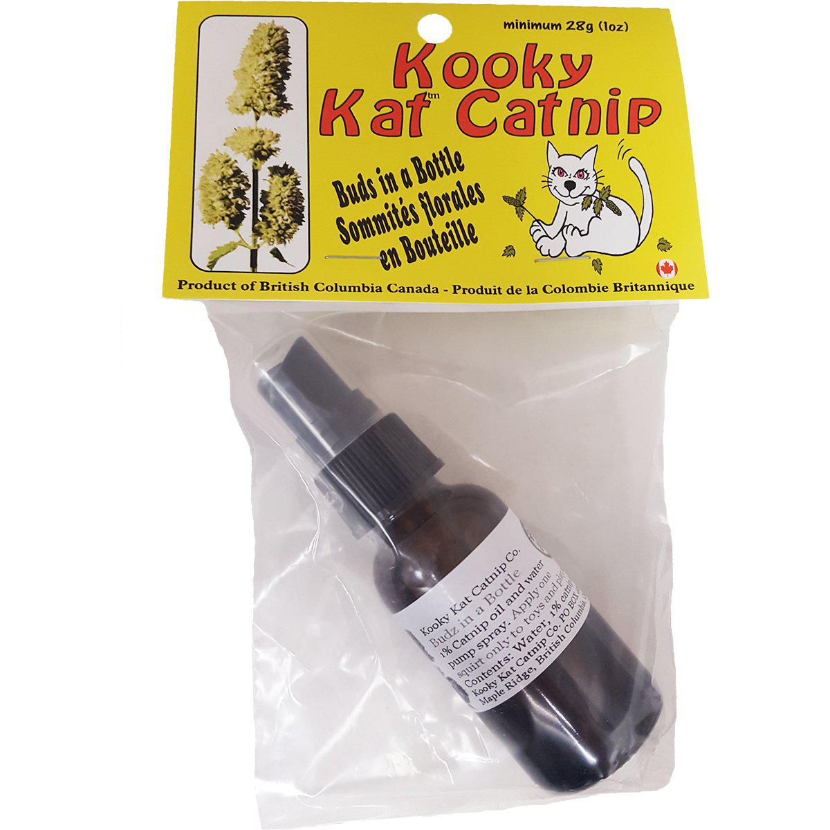 Kooky Kat™ Budz in a Bottle Catnip Spray 28ml - Critter Country Supply Ltd.