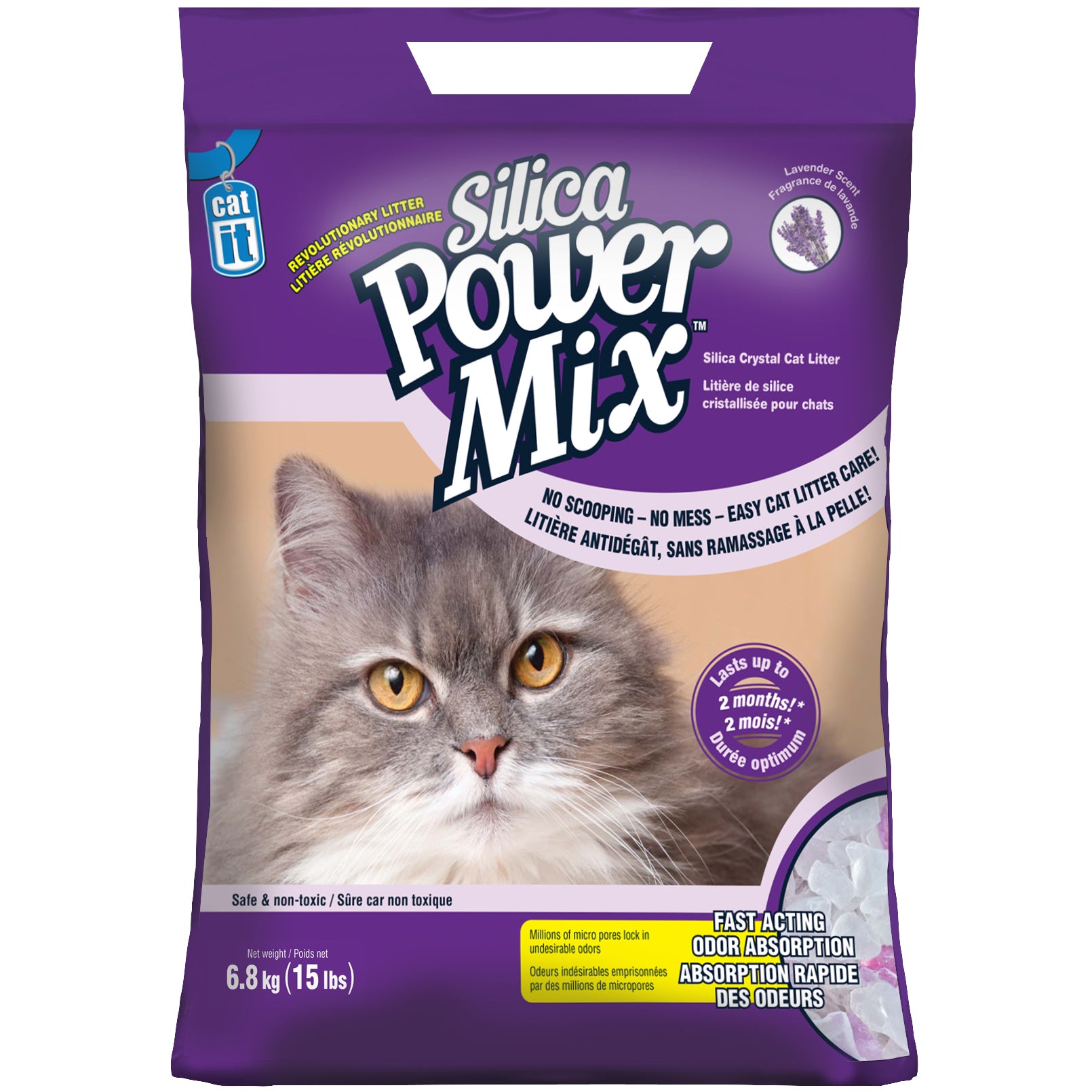 Catit® Silica Power Mix™ Silica Crystal Cat Litter - Critter Country Supply Ltd.