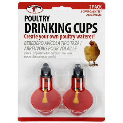 Little Giant® Poultry Drinking Cups 2PK - Critter Country Supply Ltd.