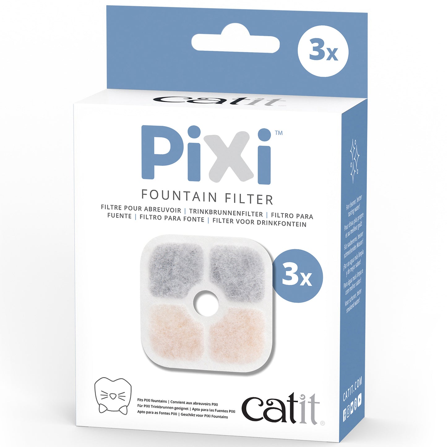 Catit® Pixi™ Fountain Cartridge 3PK