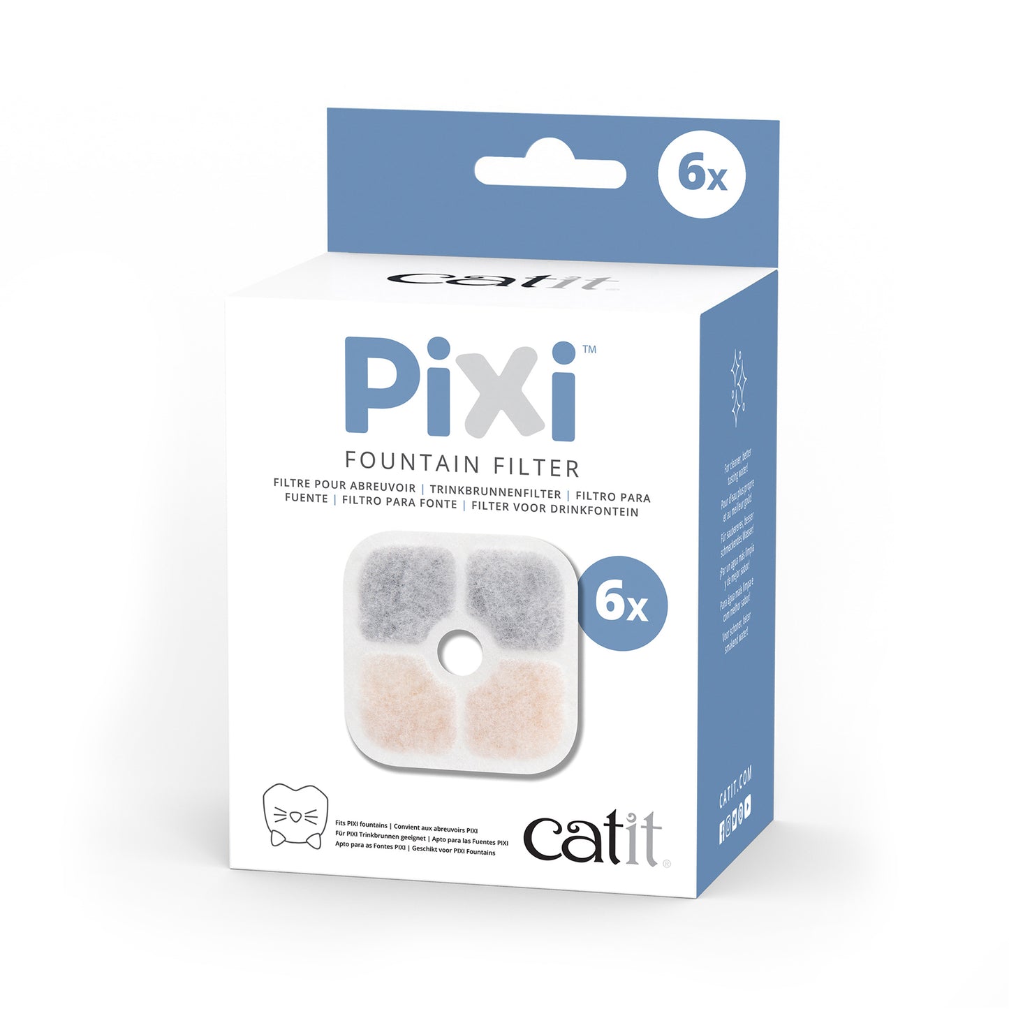 Catit® Pixi™ Fountain Cartridge 6PK