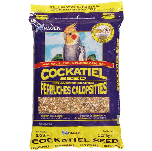 Hagen® Original Blend Cockatiel Seed 2.27 kg (5 lbs) - Critter Country Supply Ltd.