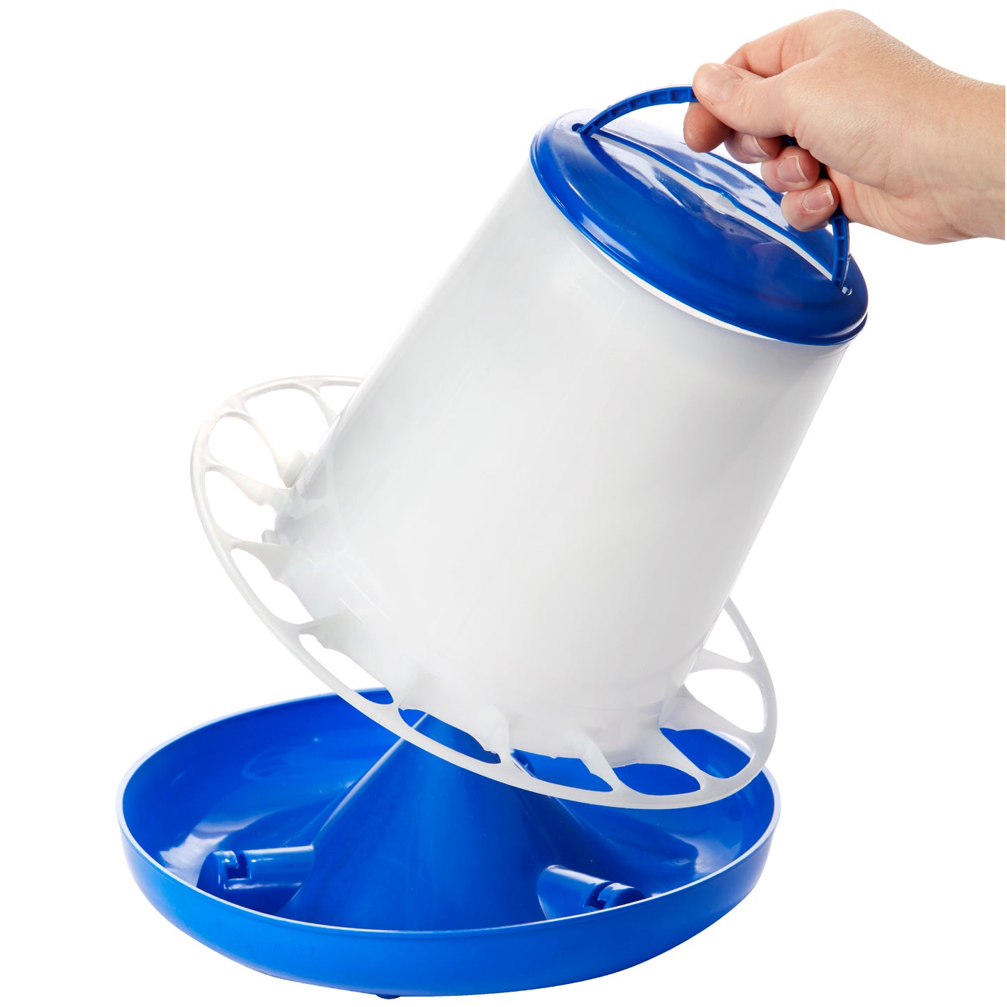 Double-Tuf™ 5LB Plastic Poultry Feeder - Critter Country Supply Ltd.