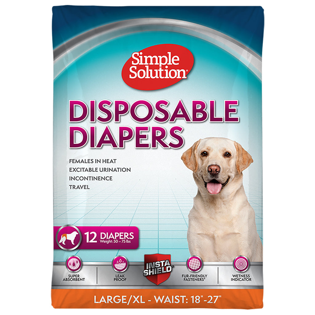 Disposable Absorbent Dog Diapers, Little Bit Western