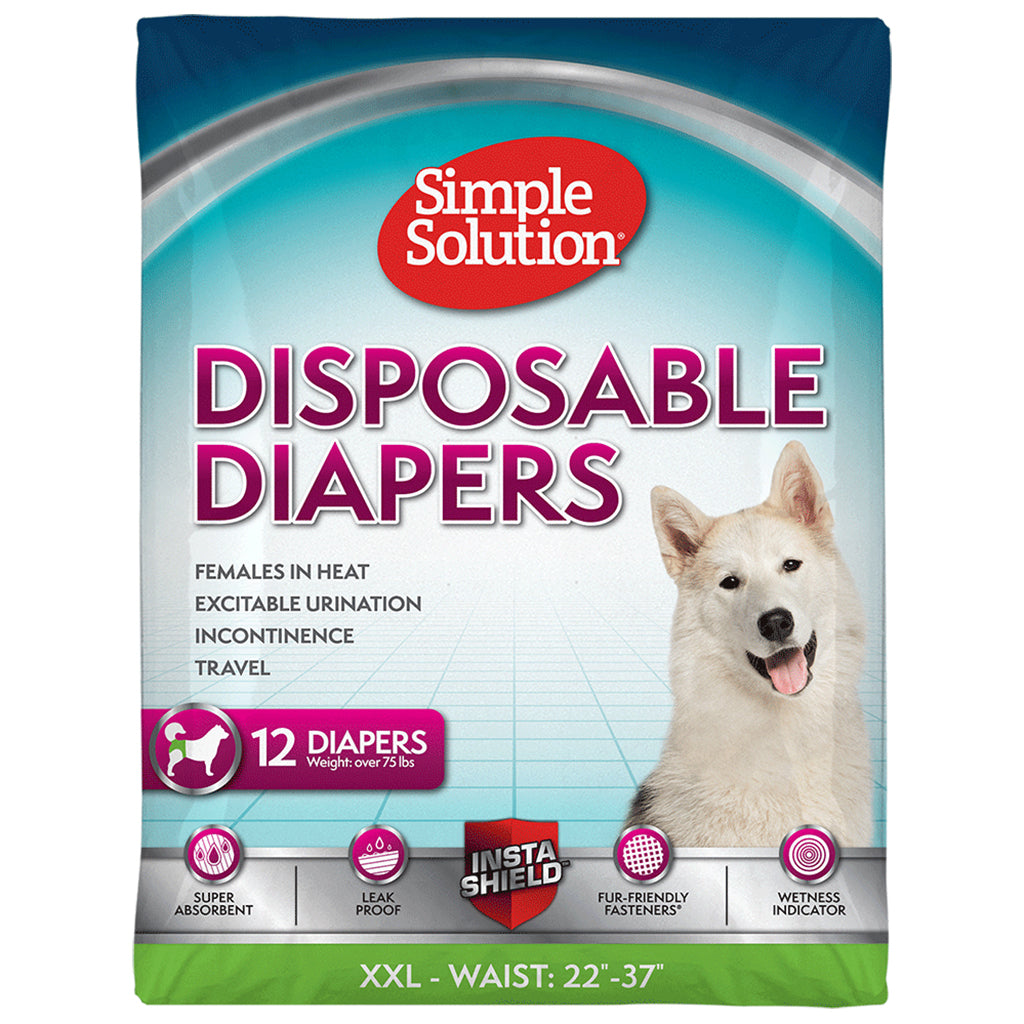 Simple Solution® 12PK Disposable Diapers