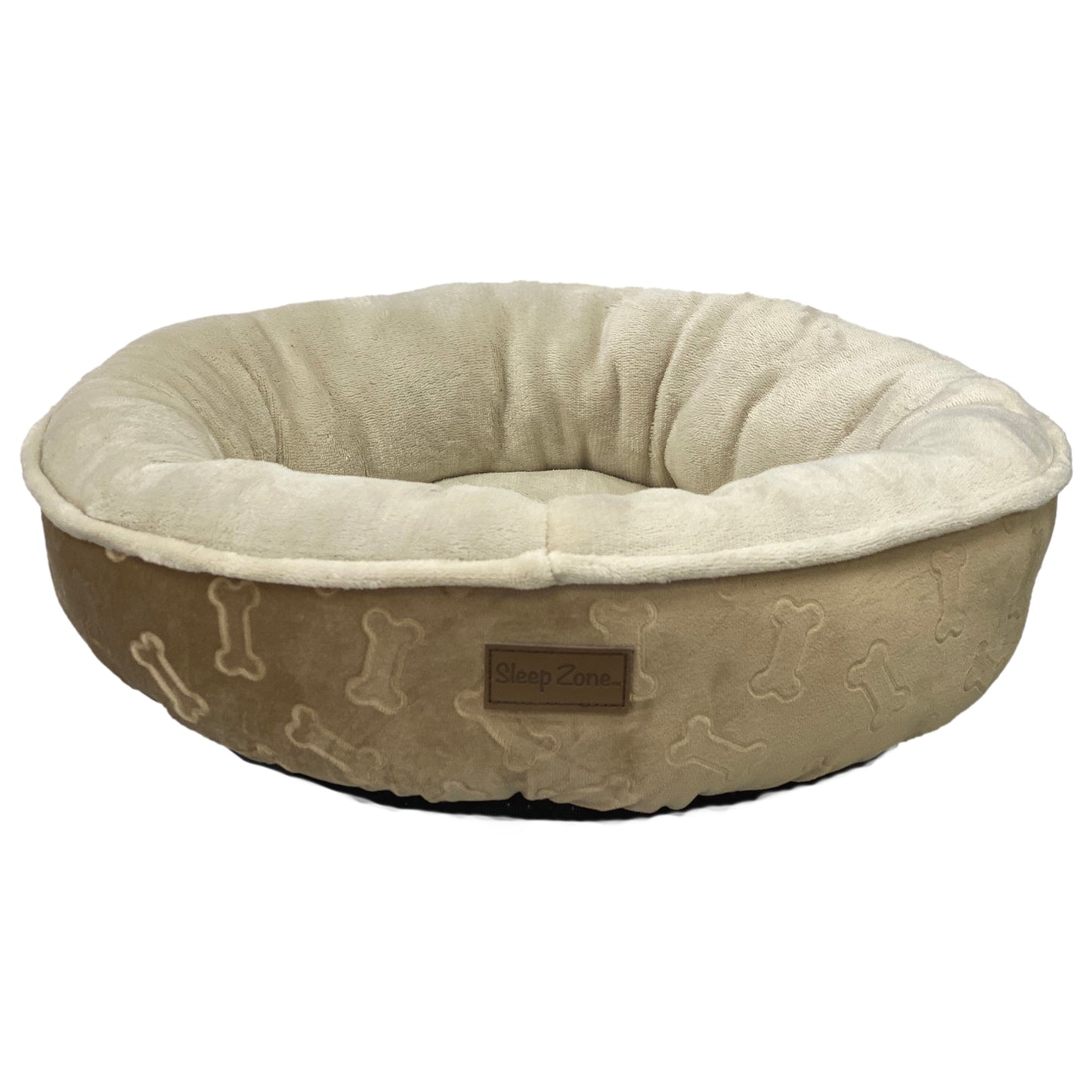 Ethical® Embossed Bone Round Pet Bed