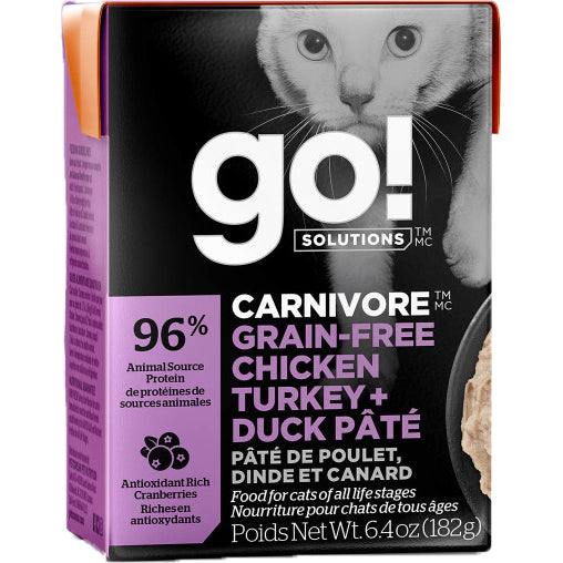 Go! Solutions™ CARNIVORE™ GRAIN-FREE Wet Cat Food Recipes