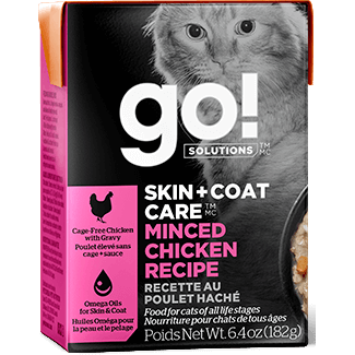 Go! Solutions™ SKIN + COAT CARE™ Wet Cat Food Recipes