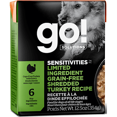 Go! Solutions™ SENSITIVITIES™ Limited Ingredient GRAIN-FREE Wet Dog Food Recipes