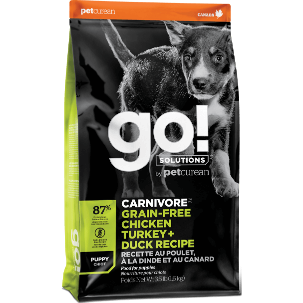 Go! Solutions™ CARNIVORE™ GRAIN-FREE Chicken, Turkey + Duck Puppy Recipe