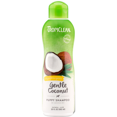 TropiClean® Gentle Coconut (Hypo Allergenic) Dog & Cat Shampoo 592ml - Critter Country Supply Ltd.