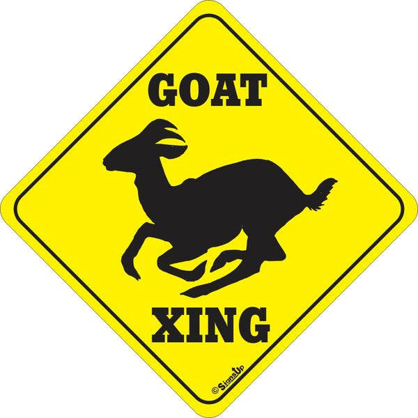 Xing Sign - Goat - Critter Country Supply Ltd.