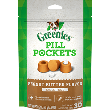 GREENIES™ PILL POCKETS™ Treats for Dogs Real Peanut Butter Flavor Tablet Size - Critter Country Supply Ltd.