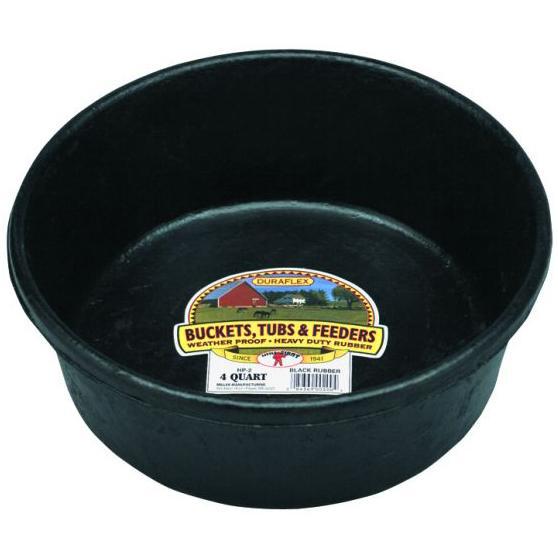 Little Giant® 4 Quart Rubber Feed Pan - Critter Country Supply Ltd.