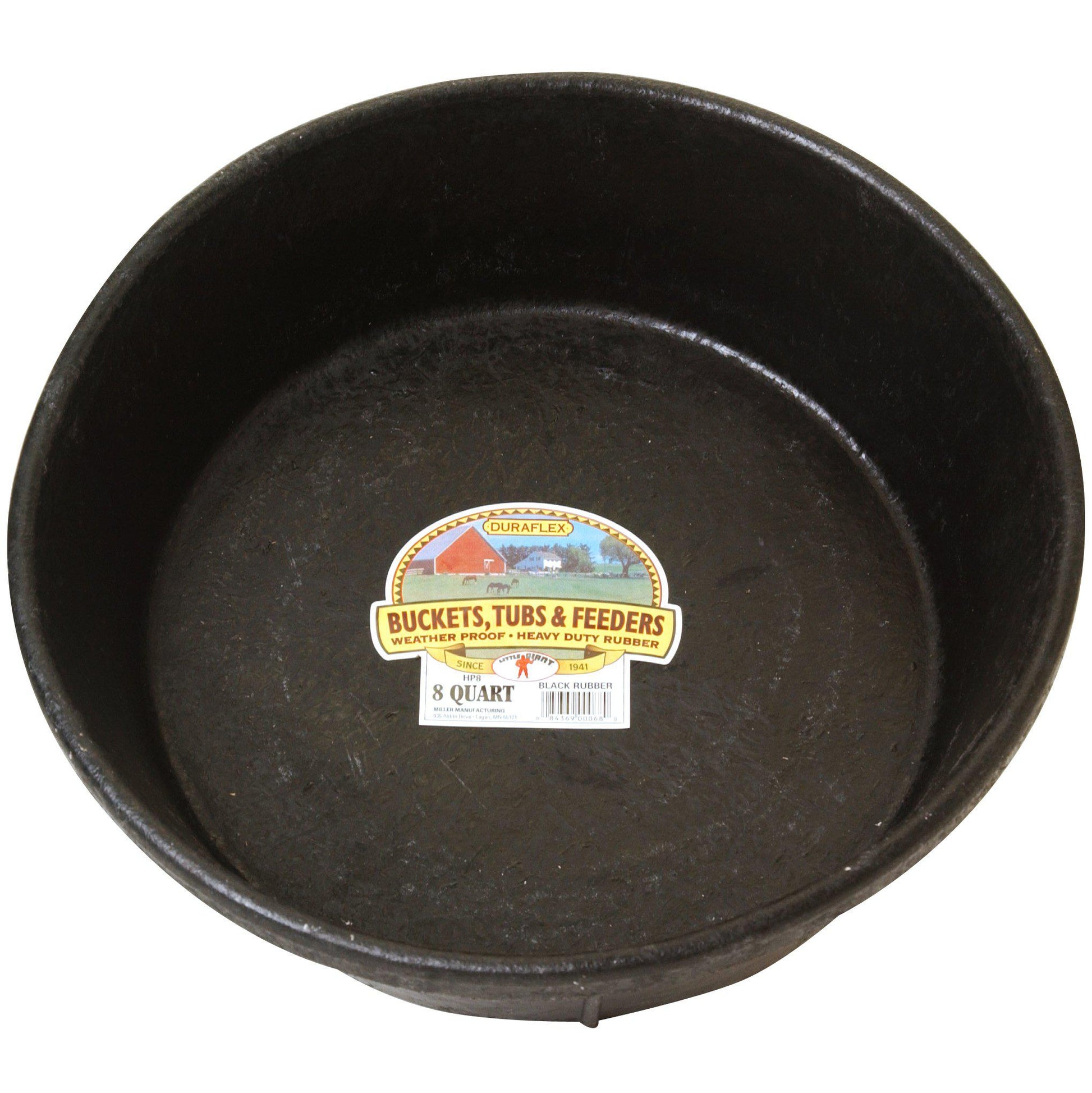 Little Giant® 2 Gallon Rubber Feed Pan - Critter Country Supply Ltd.