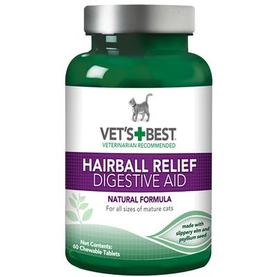 Vet's Best® Hairball Relief, 60 Tablets - Critter Country Supply Ltd.