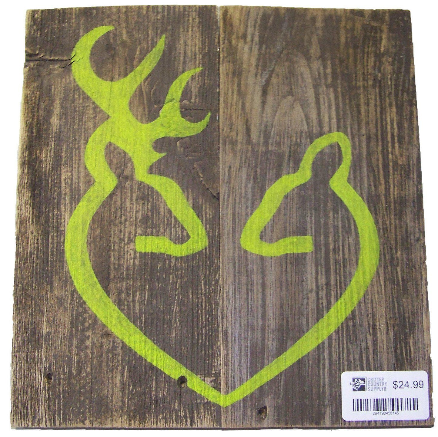 Hand Painted Wall Art - Browning Love - Critter Country Supply Ltd.