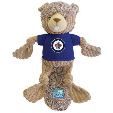 NHL® Squeaky Beaver Winnipeg Jets Pet Toy - Critter Country Supply Ltd.