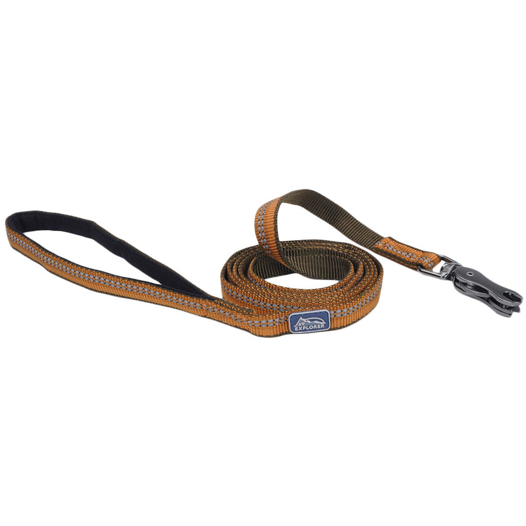 K9 Explorer® Reflective Dog Leash with Scissor Snap