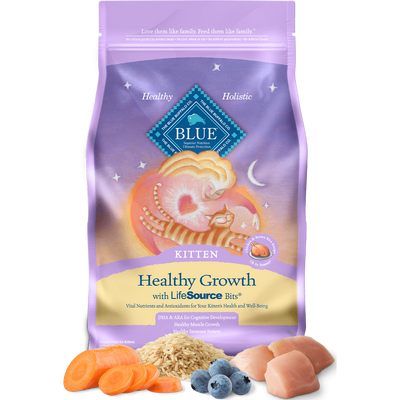 BLUE™ Healthy Growth Kitten Chicken and Brown Rice Recipe 7lb - Critter Country Supply Ltd.
