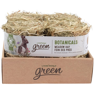 Living World® Green Botanicals Meadow Hay 150g 4PK Bale