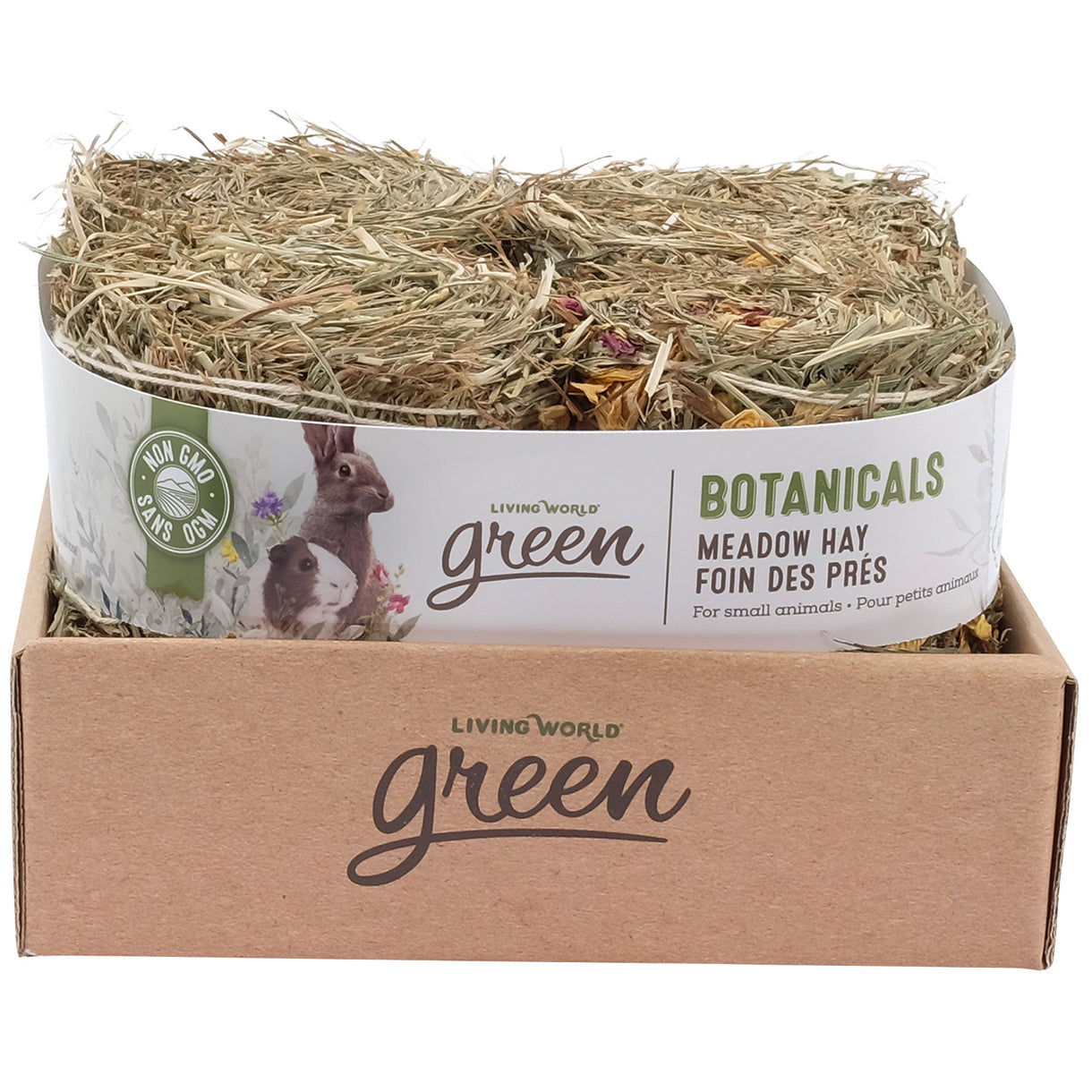 Living World® Green Botanicals Meadow Hay 150g 4PK Bale