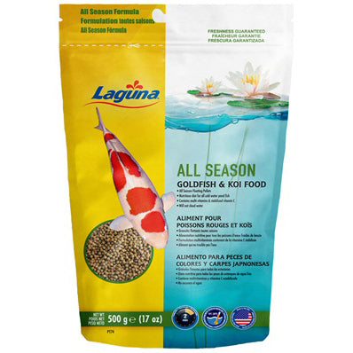 Laguna® All Season Goldfish & Koi Food 17oz - Critter Country Supply Ltd.