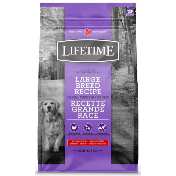 Lifetime® Large Breed Chicken Meal & Oatmeal Recipe