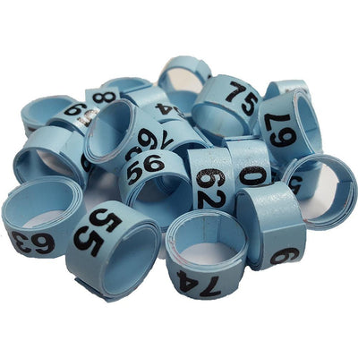 Poultry Leg Bands - Numbered Bandettes 25PK - Critter Country Supply Ltd.