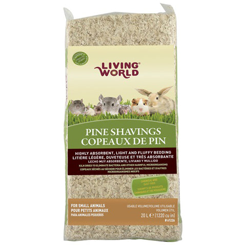 Living World® Pine Shavings - Critter Country Supply Ltd.