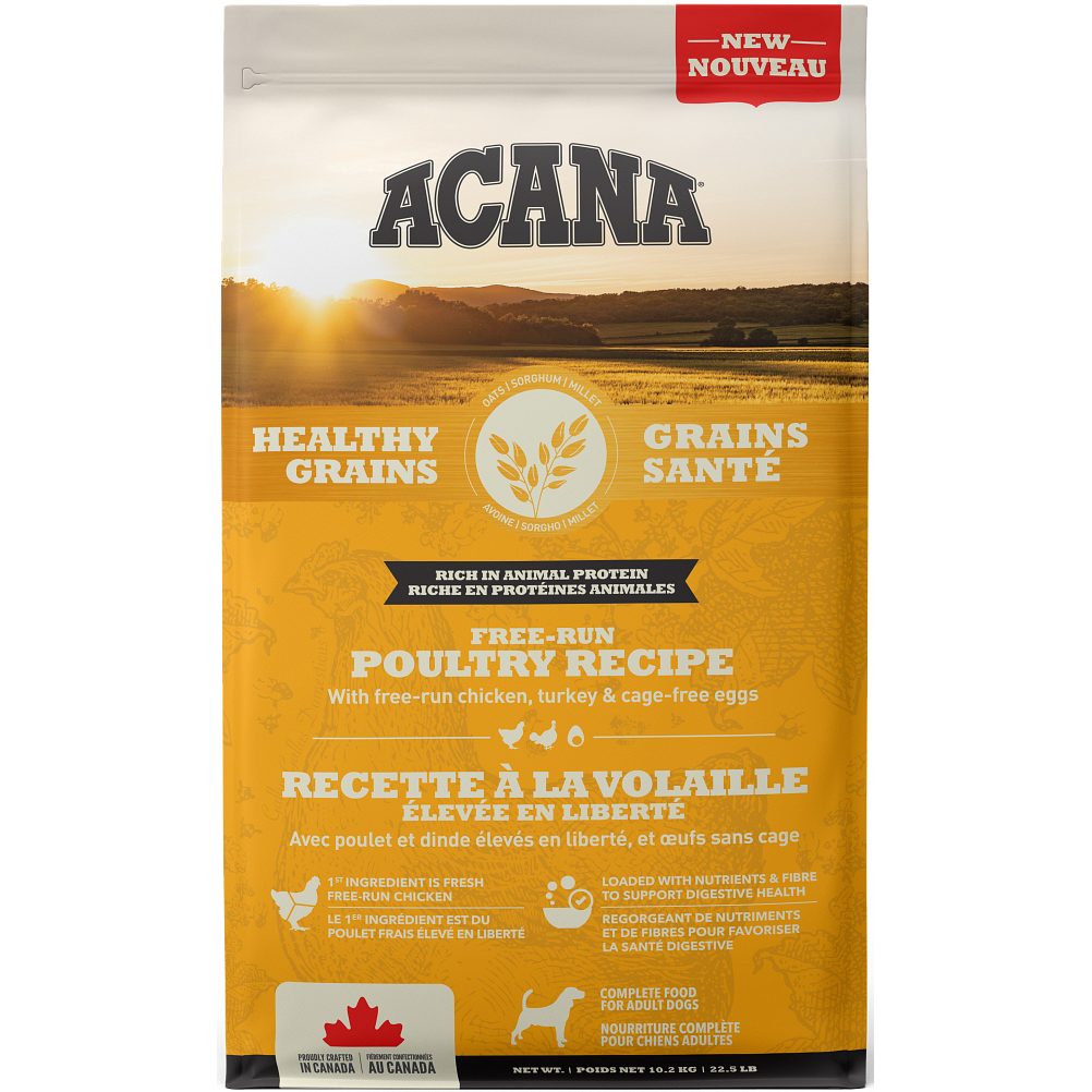 ACANA® HEALTHY GRAINS Free-Run Poultry Recipe