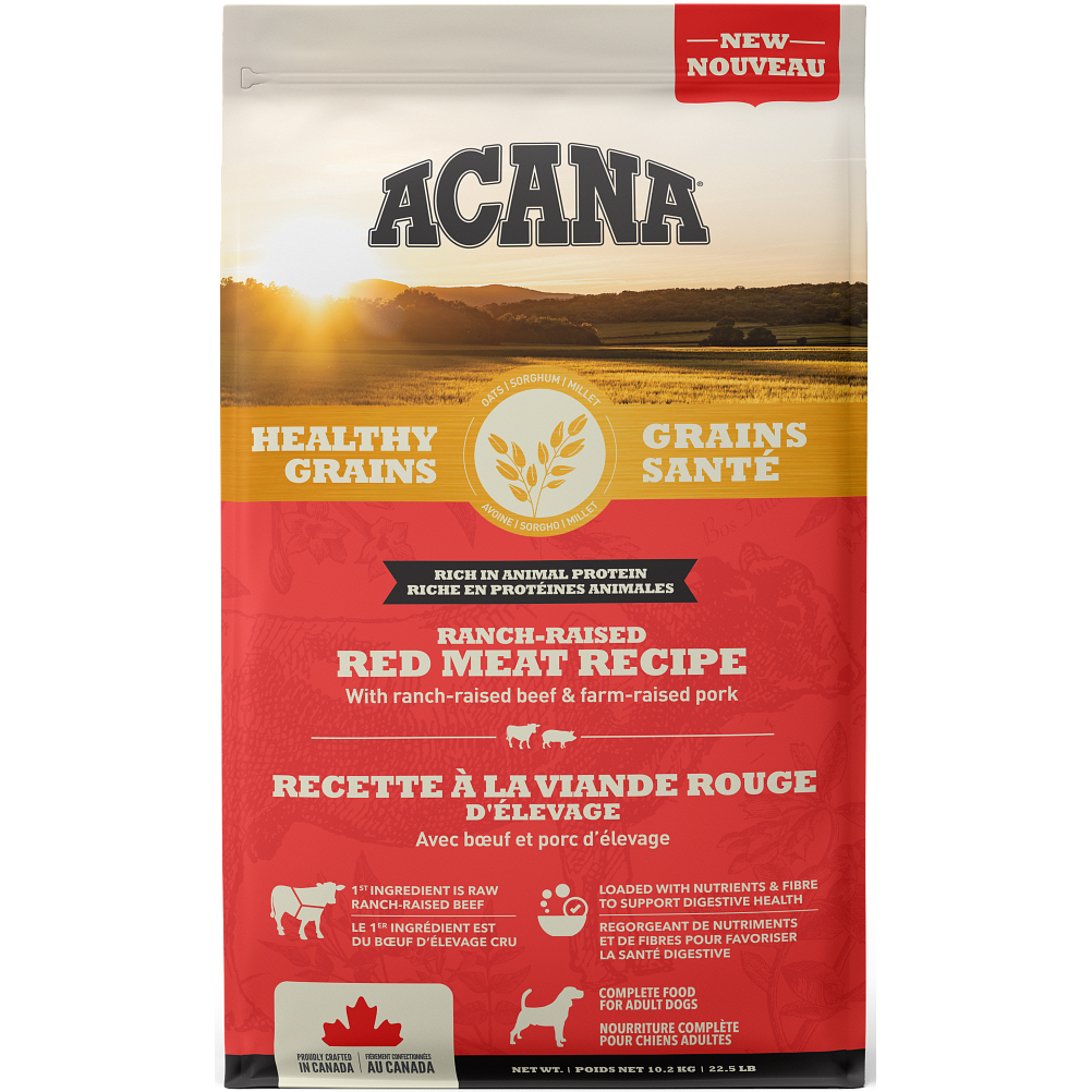ACANA® HEALTHY GRAINS Ranch-Raised Red Meat Recipe