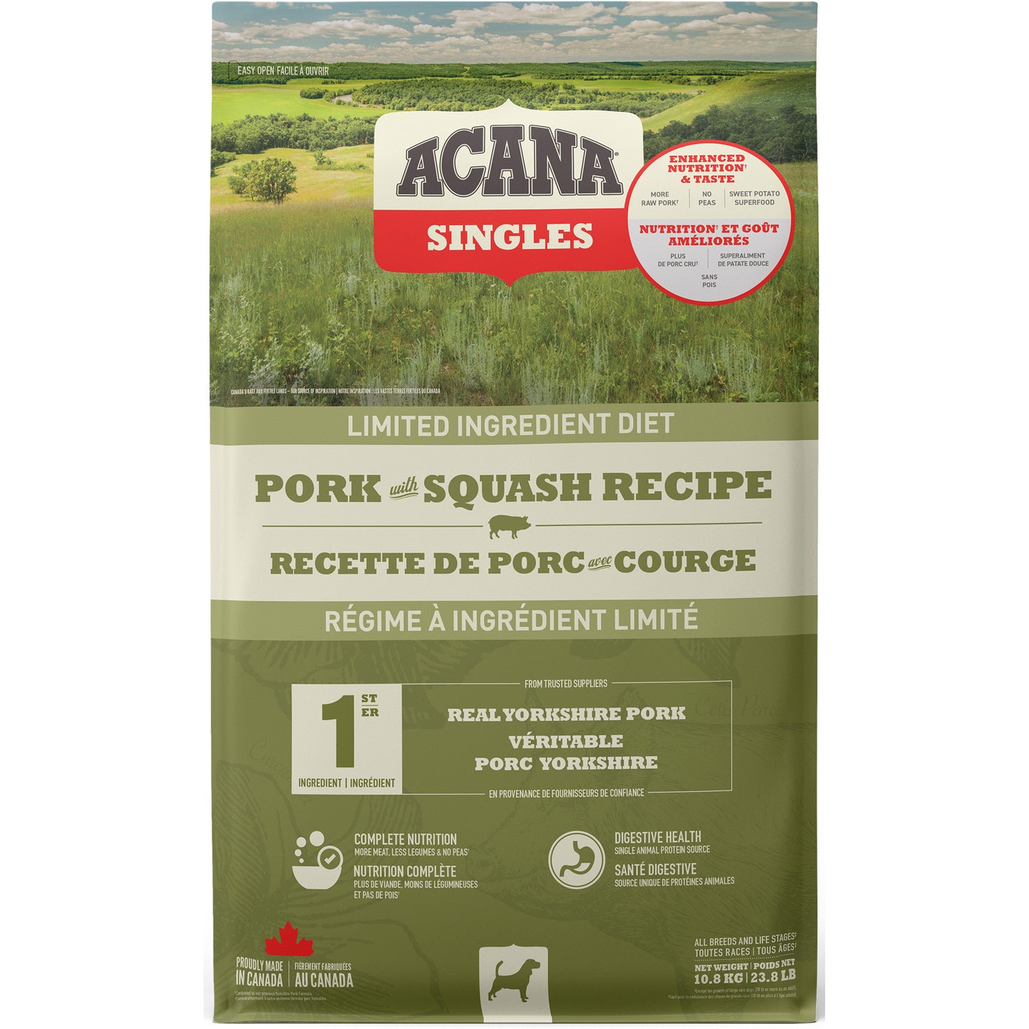 ACANA® SINGLES Pork with Squash Recipe
