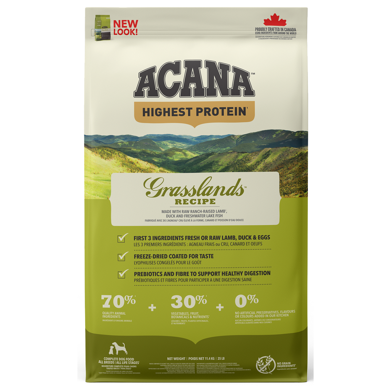 ACANA® HIGHEST PROTEIN Grasslands Recipe