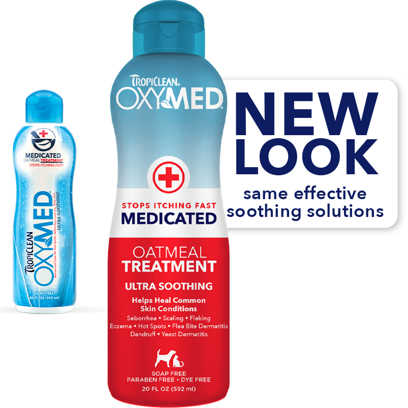 TropiClean® OxyMed® Medicated Oatmeal Treatment Pet Shampoo