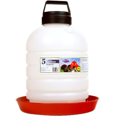 Farm-Tuff® 5 Gallon Top-Fill Plastic Poultry Fountain