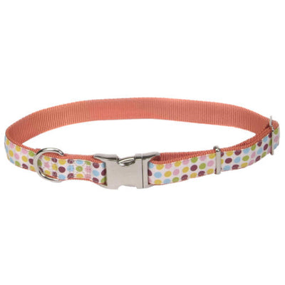 Pet Attire® Ribbon Adjustable Dog Collar with Metal Buckle