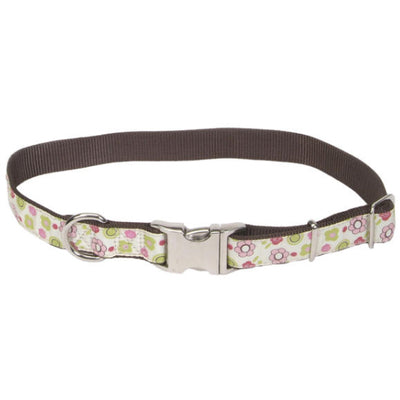 Pet Attire® Ribbon Adjustable Dog Collar with Metal Buckle