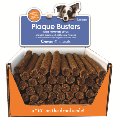 Crumps' Naturals 7" Plaque Busters with Pumpkin Spice