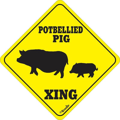 Xing Sign - Potbellied Pig - Critter Country Supply Ltd.