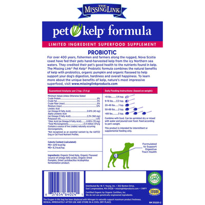 The Missing Link® Pet Kelp® Formula PROBIOTIC