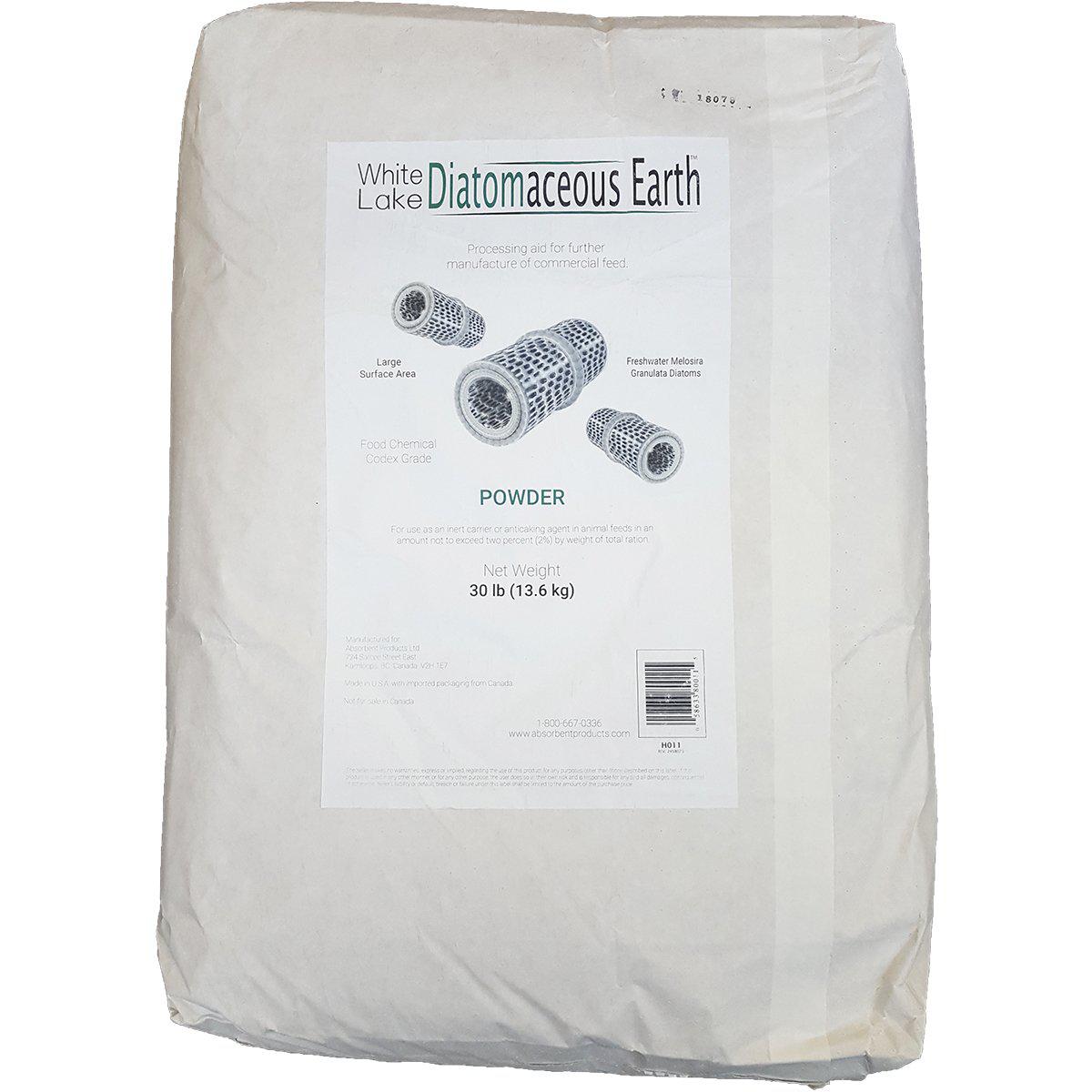 White Lake Diatomaceous Earth™ (Food Grade) 13.6 KG Bag - Critter Country Supply Ltd.