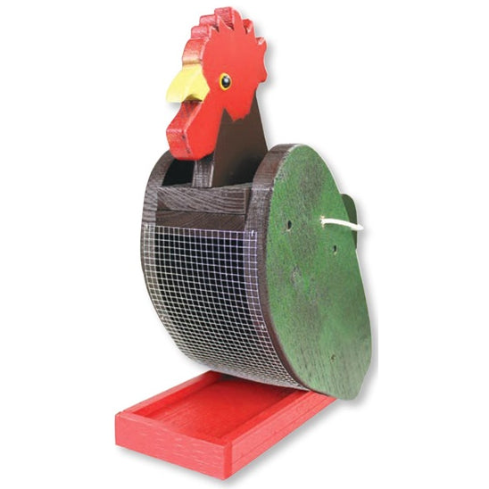 Pinebush Rooster Shape Feeder - Critter Country Supply Ltd.
