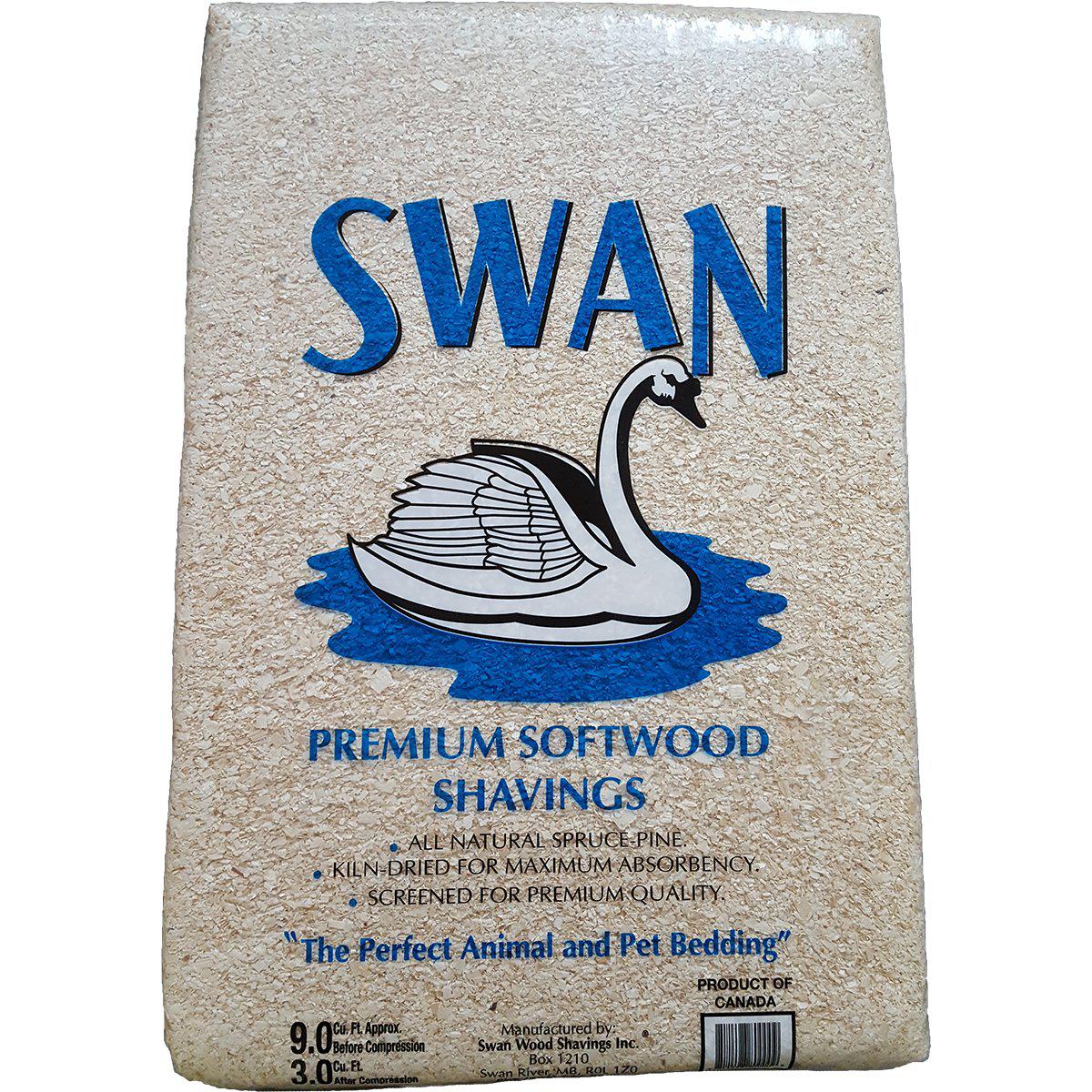 SWAN Premium Softwood Pine Shavings - 3.0 cu ft Bag - Critter Country Supply Ltd.