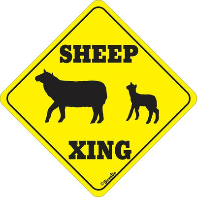 Xing Sign - Sheep - Critter Country Supply Ltd.