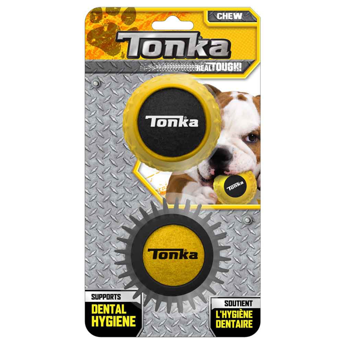 Tonka® 2.5" Tennis Chew Armor Balls 2PK