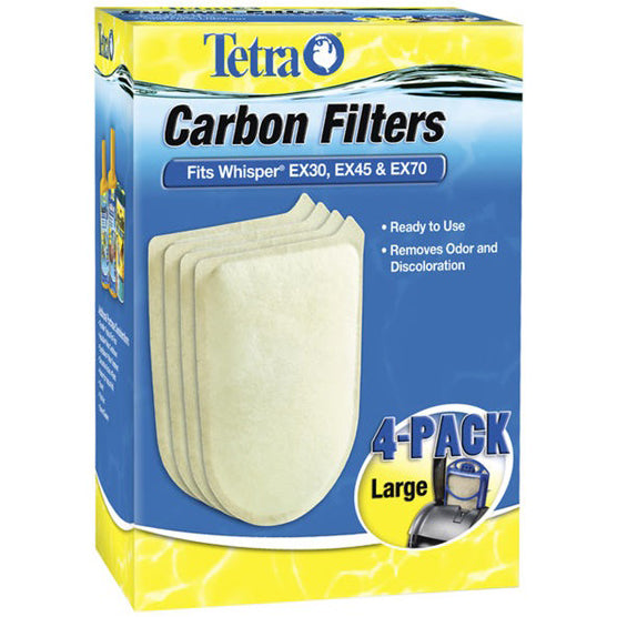 Tetra® Whisper® EX Carbon Filters 4PK - Critter Country Supply Ltd.
