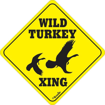 Xing Sign - Wild Turkey - Critter Country Supply Ltd.