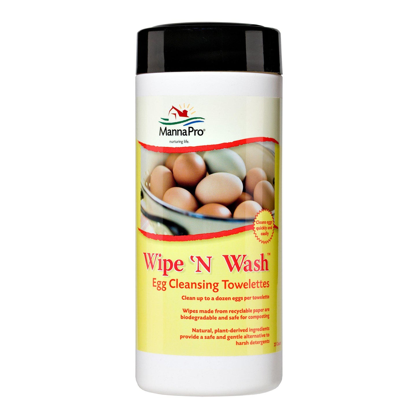 Manna Pro® Wipe 'N Wash™ Egg Cleansing Towelettes - Critter Country Supply Ltd.