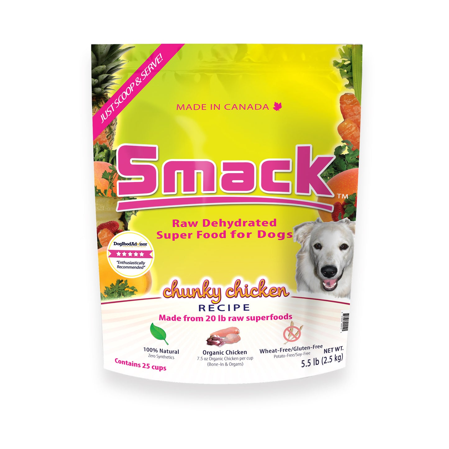 Smack™ Raw Dehydrated Super Food for Dogs